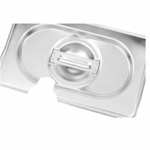 GN 1/9 Dynasteel stainless steel lid for gastronorm containers
