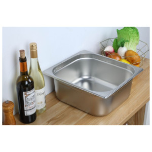 Bac Gastro GN 1/2 Inox - Dziļums 150 mm - 9,5 L - Dynasteel