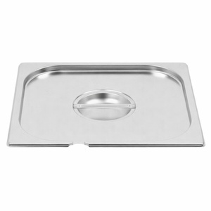 GN 2/3 stainless steel lid for professional kitchen