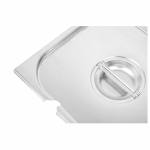 GN 2/3 stainless steel lid for professional kitchen