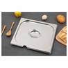 GN 2/3 stainless steel lid for professional kitchen