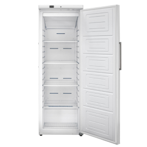 Balta ventilējama saldētavas skapis - 600 L - Dynasteel