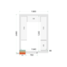 Chambre Froide Positive - 1800 x 2400 | TEFCOLD | Profesionāls un ekonomisks uzglabāšanas risinājums