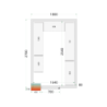 Pozitīva Aukstā Kamera - 1800 x 2700 - TEFcold - Optimizēta uzglabāšana un pieejama cena