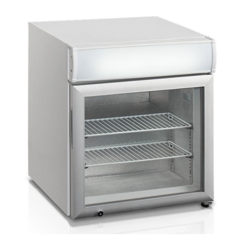 Baltais galda saldētājs ar 1 stikla durvīm - 48L TEFCOLD - Ideāli piemērots profesionāļiem! Baltais galda saldētājs ar 1 stikla durvīm - 48L TEFCOLD - Ideāli piemērots profesionāļiem!
