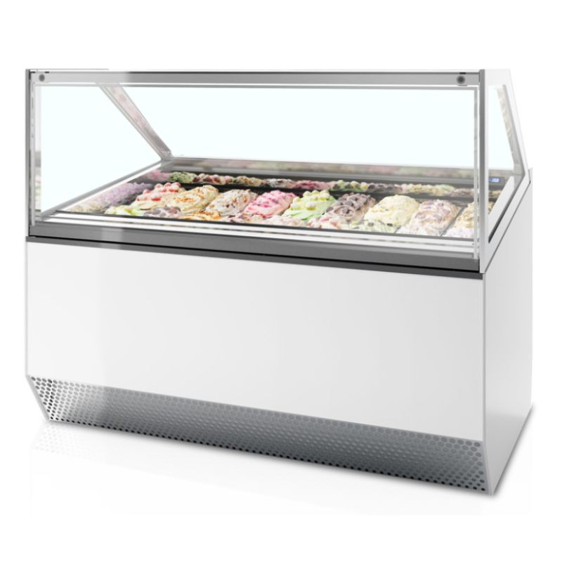 Ventilēts saldējuma vitrīna - Taisna fasāde - 18 x 5L - TEFCOLD Millennium ST18 Ventilēts saldējuma vitrīna - Taisna fasāde - 18 x 5L - TEFCOLD Millennium ST18