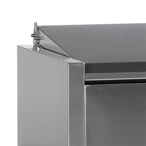 Saladette à Poser Couvercle Inox - Statique - 7 GN 1/4 - TEFCOLD