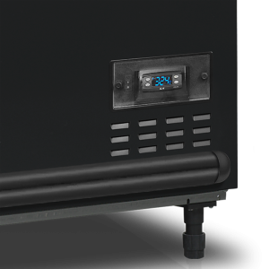 Réfrigérateur Congélateur Couvercle Vitré Incurvé - Noir - 500 L - TEFCOLD