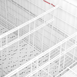 Réfrigérateur Congélateur Couvercle Vitré Incurvé - Noir - 500 L - TEFCOLD