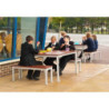 Bancs Extérieur Imitation Bois de Noyer 1050 mm Gopak CK814