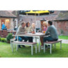 Bancs Extérieur Imitation Bois de Noyer 1050 mm Gopak CK814