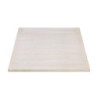 Plateau de Table Carré Pré-percé Vintage Blanc 700 mm Bolero - Augstas kvalitātes klūgu koks