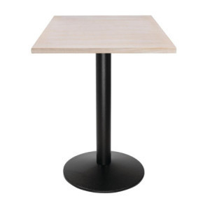 Plateau de Table Carré Pré-percé Vintage Blanc 700 mm Bolero - Augstas kvalitātes klūgu koks