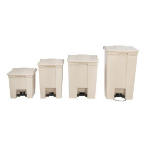 Bežs pedāļa konteiners 68 L Rubbermaid Step-On: Kvalitāte un Praktiskums