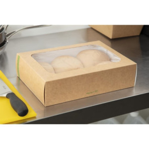 Kompostējamie standarta kastes | Vegware - 50 gabalu komplekts