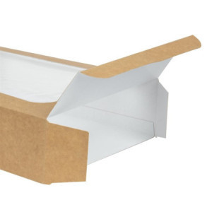 Kompostējamie standarta kastes | Vegware - 50 gabalu komplekts
