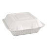 Kompostējamas Bagasse kastes 223mm - 200 gabalu komplekts, ekoloģiski atbildīgas
