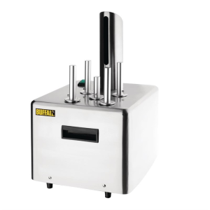 Buffalo profesionālais stikla pulētājs no nerūsējošā tērauda