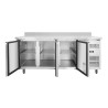 Table Réfrigérée 3 Portes GN1/1 - Dziļums 700 ar Aizmugurējo Paneli - Dynasteel