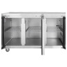 Table Réfrigérée 3 Portes GN1/1 - Dziļums 700 ar Aizmugurējo Paneli - Dynasteel