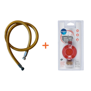 Propāna gāzes savienošanas komplekts fritēzai ar 23 litru tilpumu - Dynasteel