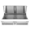 Saladette Compacte - 2 Stiklotas Durvis ar Atveramu Jumtu - Dynasteel