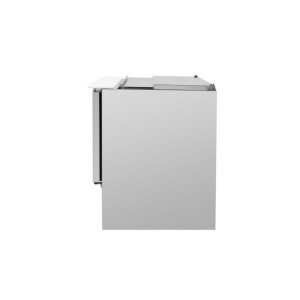 Saladette Compacte - 2 Stiklotas Durvis ar Atveramu Jumtu - Dynasteel