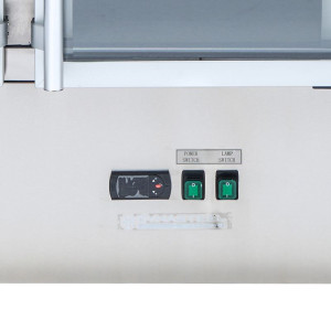 Saladette Refrigerators 4 GN 1/1 - 3 Stikla Durvis - Dynasteel