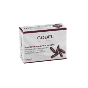 N₂O gāzes kasetnes - 10 gab. komplekts Gobel sifoniem