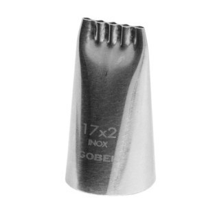 Douille Multiligne Inox 17x2 mm Gobel - Profesionālā konditoreja
