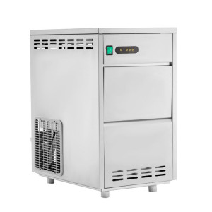 30 Kg Crushed Ice Machine - Dynasteel: Powerful performance and stainless steel design