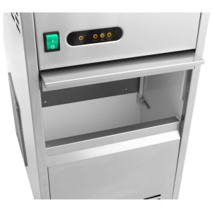 30 Kg Crushed Ice Machine - Dynasteel: Powerful performance and stainless steel design