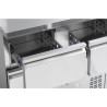 Table Refridžerators Pozitīvs - 4 Atvilktnes GN 1/2 - Dynasteel