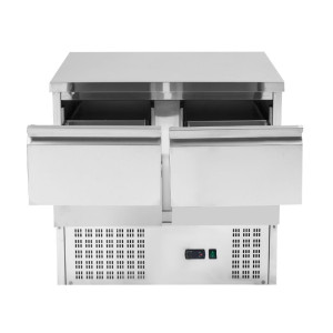 Table Refridžerators Pozitīvs - 4 Atvilktnes GN 1/2 - Dynasteel