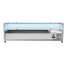 Saladette Réfrigérée Vitrée 6 x GN 1/4 Dynasteel: Optimāla organizācija virtuvē