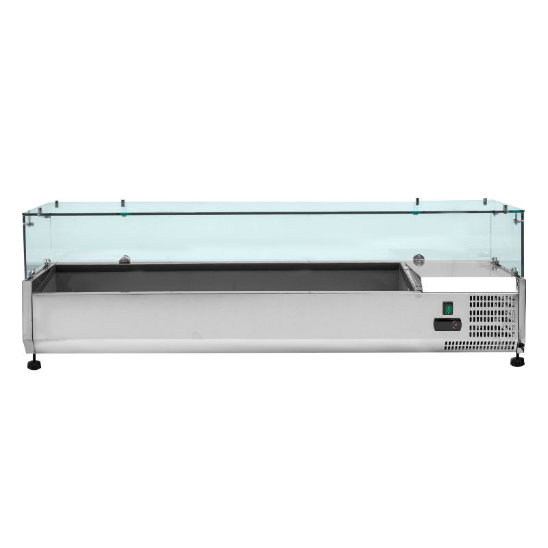 Refrigerated Glass Saladette GN 1/3 and 1/2 - Dynasteel Efficient Refrigerated Glass Saladette GN 1/3 and 1/2 - Dynasteel Efficient