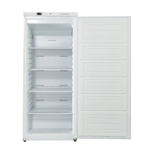 Balta ventilējama saldētavas skapis - 600 L - Dynasteel