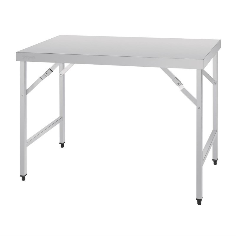 Table Pliante Inox 1200 Mm - Vogue - Fourniresto Table Pliante Inox 1200 Mm - Vogue - Fourniresto
