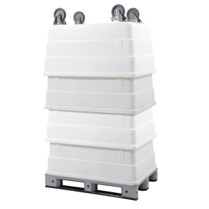 Palette Pleine Gris - 1200 X 800 X 165 mm - Gilac