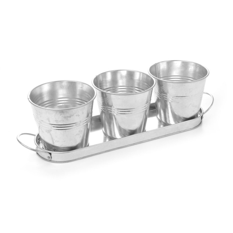 3 buckets with tray - Brand HENDI - Fourniresto 3 buckets with tray - Brand HENDI - Fourniresto