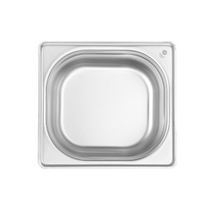 Bac Gastro GN 1/6 Inox - Dziļums 100 mm - 1,6 L - FourniResto