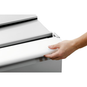 Saladette - 3 durvis - 4 Baki 1/1 GN