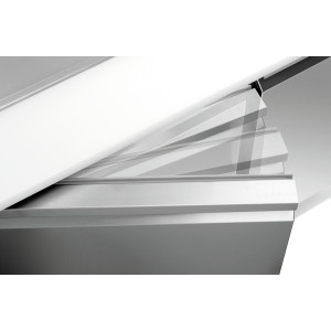 Saladette - 3 durvis - 4 Baki 1/1 GN