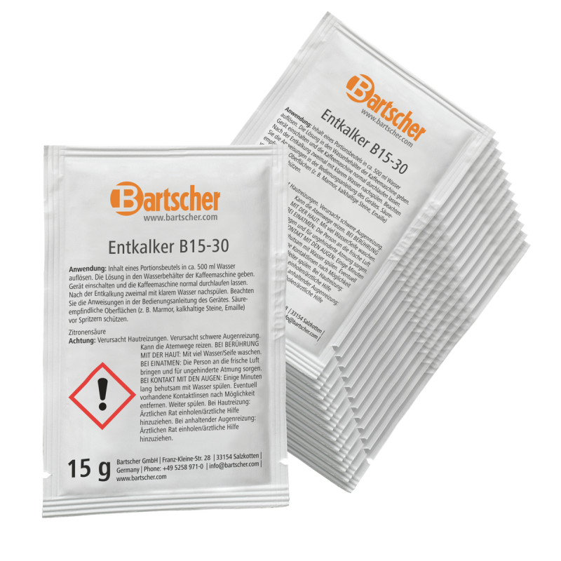 Express descaler for professional coffee machine Express descaler for professional coffee machine