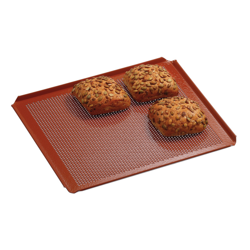 Perforated silicone-coated GN 2/3 cooking plate Perforated silicone-coated GN 2/3 cooking plate