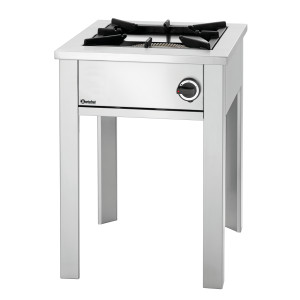Profesionāls gāzes plīts uz kājām - 1 deglis - 280 mm Bartscher 1050603