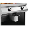 Plāksne Snacker platums 800 mm - 1/2 gluda 1/2 rievota - Elektriska