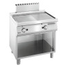 Plīts virsma 1/2 Gluda, 1/2 Rievota Platums 800 - Gāze