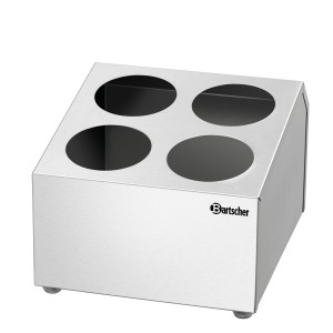 Piederumu turētājs 4 piederumu traukiem - Bartscher