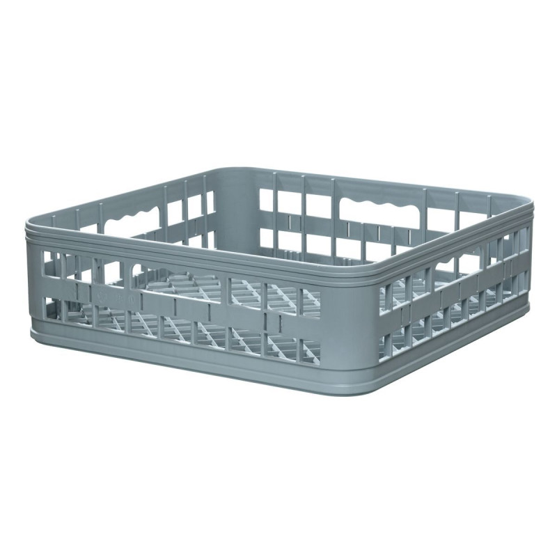 Glass washing rack Bartscher 400x400x135 in grey plastic Glass washing rack Bartscher 400x400x135 in grey plastic